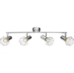 Globo 54802-4 přisazené nástěnné či stropní bodové svítidlo Xara I 4x40W | E14 - chrom + K nákupu nad 3000 Kč dárek zdarma