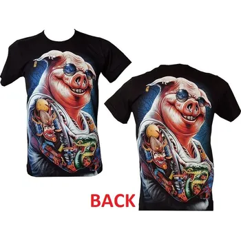 Pánské tričko svitici_tricko_prase_tetovani velikost: usa 3XL (eu 4XL) šířka 67, délka 87 cm