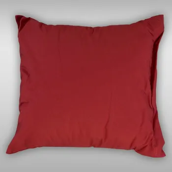 Bytový textil Povlak na polštář hladká bavlna PROVENCE - vínový - 50x70cm