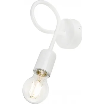 Lamkur KM 1.79 CAMILLA 36878 - Nástěnné svítidlo v bílé barvě 1 x E27 (Bílé nástěnné svítidlo, svítidlo bez vypínače)