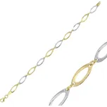 Lillian Vassago Luxusní dámský náramek v kombinovaném zlatě LLV66-GB081