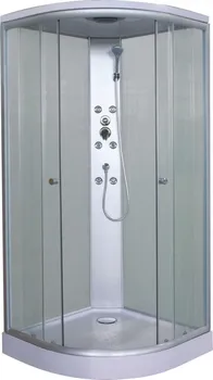 Masážní sprchový box Sanotechnik Punto 90 x 90 x 209 cm CL01 clear