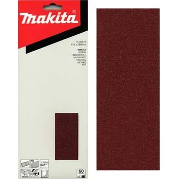 Brusný papír MAKITA Papír brusný 115x280mm K40, 10ks