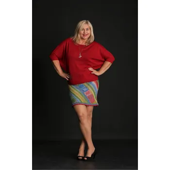 Galanterie Návod na háčkovanou sukni Simply Multi granny (Háčkovaná sukně z Zauberball)