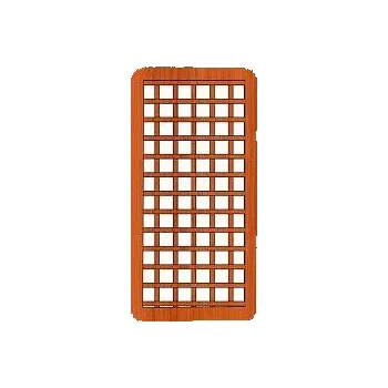 Opora na rostlinu Ozdobná pevná mříž Míša 90x180 (Ozdobná pevná mříž s plátovaným spojem latí Míša 90x180)