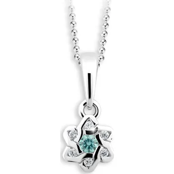 Přívěsek Cutie Jewellery Zlatý přívěsek pro děti C2149B-Arctic Blue