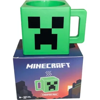 dětská jídelní sada Dětský plastový hrníček Minecraft 230 ml Varianta: zelený hrneček
