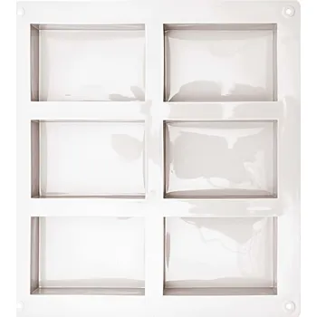 Modelovací hmota Silikonová forma Obdélník na modelínu, mýdlovou hmotu a vosk