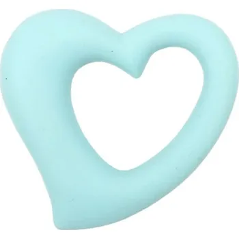 Příze Silikonové kousátko srdíčko Mentolové (Silikonové kousátko srdíčko mentolové)
