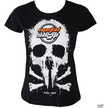 Dámské tričko Tričko metal dámské - Black - METALSHOP - MS017 - L