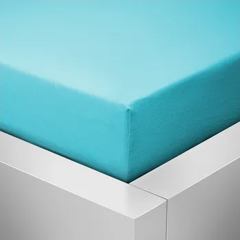 Prostěradlo Numberoplus Jersey prostěradlo tyrkysová Velikost: 160 x 200 cm