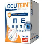 Ocutein Brillant Lutein 25 mg 90+30 tobolek + dárek Ocutein Sensigel hydratační oční gel 15 ml