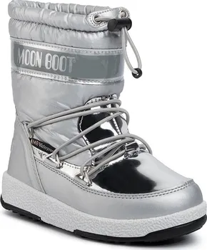 Dámská zimní obuv Tecnica Moon Boot Girl Soft WP 34051700003 stříbrné 36