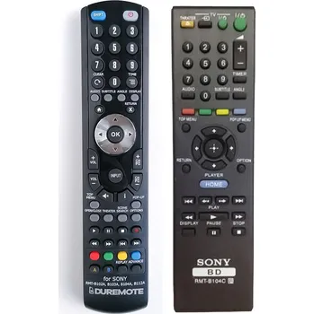 Dálkový ovladač SONY RMT-B104A - dálkový ovladač duplikát
