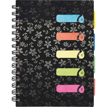 Zápisník Argus Sešit spirálový A4 s pořadačem černý