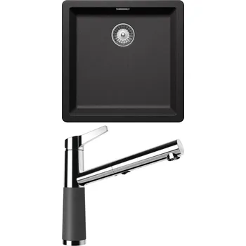 Granitový dřez Set Schock S12-5 (dřez Greenwich N-100 Stone + baterie SC-510.120 Stone)