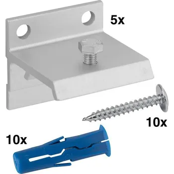 Walteco Držák pro uchycení profilu na stěnu pro profil WS 60 a WS 120, 5ks