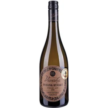 Vinařství Libor Veverka Ryzlink rýnský pozdní sběr Veverka 0,75l