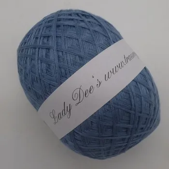 Příze Modrá holubí 3n-250m (Lady Dee's Lace Garn - Taubenblau)