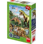 Dino Svět dinosaurů neon 100 dílků