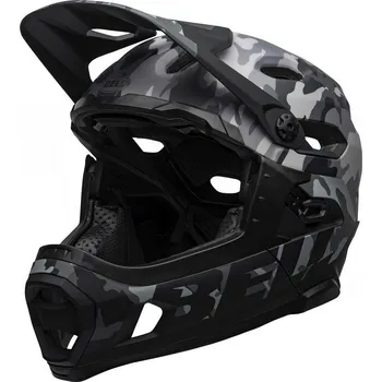 Cyklistická přilba BELL Super DH Mips MTB Black Camo 2021 M