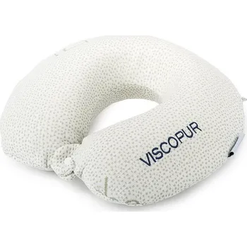 Cestovní polštářek Viscopur Bamboo P3656 31 x 31 x 8 cm bílý