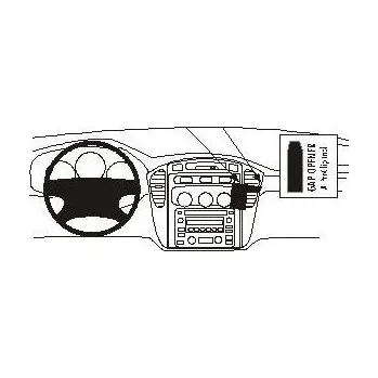 Brodit ProClip montážní konzole na palubní desku pro Toyota Highlander 01-07, 852893