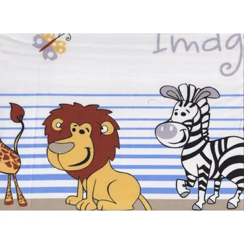 JAN peří Kvalitní bavlněná látka - plátno modré safari metráži - Kvalitní bavlněná látka - modré safari 1 m (100x160 cm)