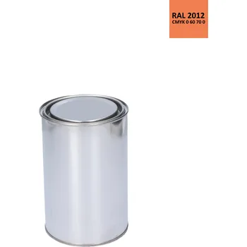 barva na kov barva antikorozní polomatná na zinek RAL2012 - lososová oranžová, 1 kg