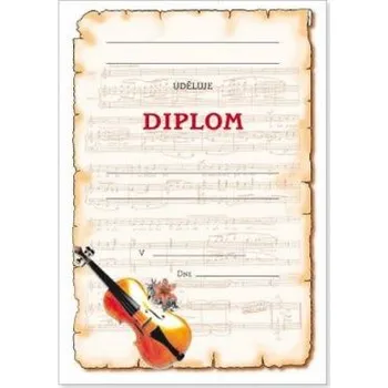 Hudební diplom A4