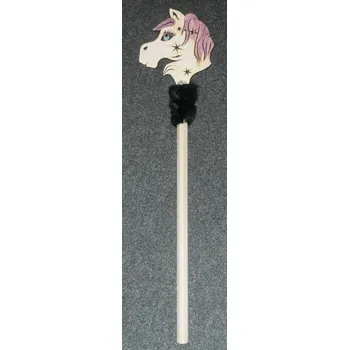 Dřevěná hračka Koník fialový - Hobby Horse