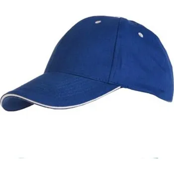Kšiltovka ROLY Čepice Panel, s kontrastní linkou E7008-05 Modrá královská UNI