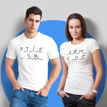 Pánské tričko Patříme k sobě - tričko pro páry