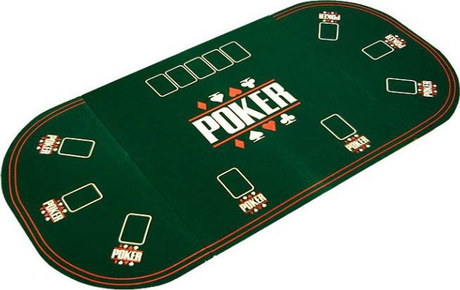 Poker podložka skládací dřevěná