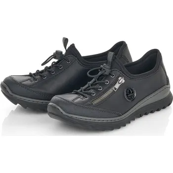 Dámské polobotky Dámské sportovní polobotky M6269-02 RIEKER černé Barva: schwarz, Velikost: 36