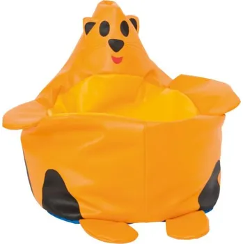 Sedací pytel Sedací vak TYGR Oranžovo-žlutá