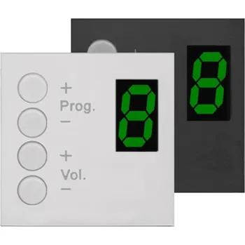 LED panel AUDAC DW3020/B - ovládací nástěnný panel pro matice Audac R2/M2 černý