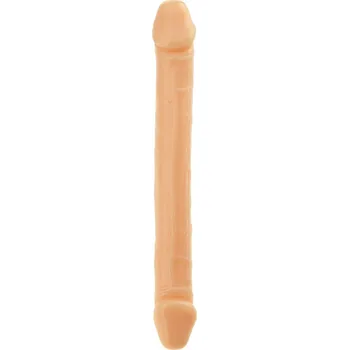 Dildo DOUBLE DONG SUPER ELASTICKÝ DVOJITÝ LESBICKÝ PENIS GELOVÉ DILDO - 7404