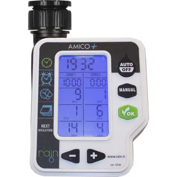 Ovládací jednotka "AMICO 1 PLUS" na kohoutek, 1 sekce (AMICO 1 PLUS BW na kohoutek, napájení 2 x 1,5 V, 3/4" převlečná matice, 1 sekce.)