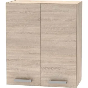 Obývací stěna Kuchyňská horní skříňka 2DV, dub sonoma, Nova Plus, odolná a prostorná