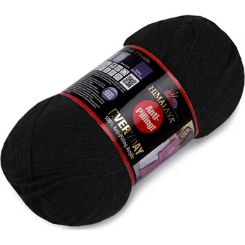 Příze Pletací příze Everyday 100 g, barva 9 (70027) černá