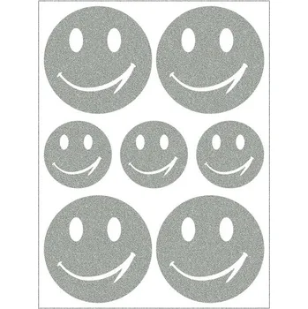 Reflexní nažehlovací motivy - smajlíci