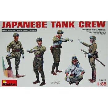 Plastikový model 1:35 Japanese Tank Crew (5 figurek)