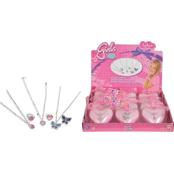 Panenka Simba Steffi Love Girl Simba Prstýnek a náhrdelník v srdíčkové dóze, 6 druhů