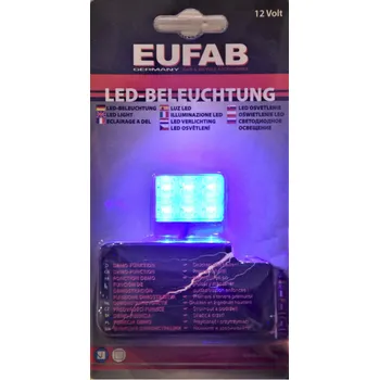 LED panel LED panel 30x20 mm 12V, 6LED modré - EUFAB