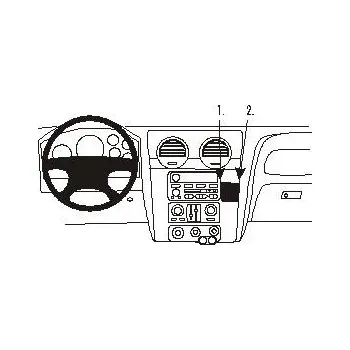 Brodit ProClip montážní konzole na palubní desku pro GMC Envoy 02-10, 852976