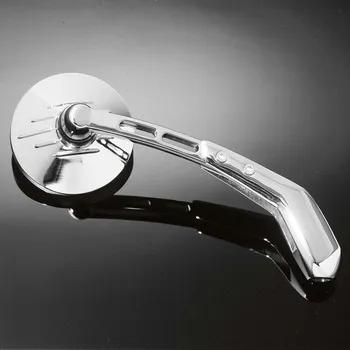 Zrcátko pro motocykl Highway Hawk Motocyklové zrcátko Highway Hawk TECH GLIDE ROUND, Pravá strana, nastavitelné, satin (1ks) Satin