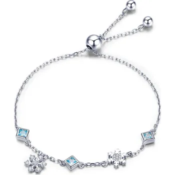 Náramek Olivie Stříbrný náramek ZIMNÍ ČAS 4246 Ag 925; ≤2,4 g.