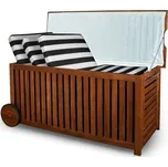 DBA Dřevěná truhla na kolečkách 102276