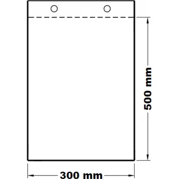 Sáček na potraviny Svačinové sáčky odtrhávací - 30 x 50 cm